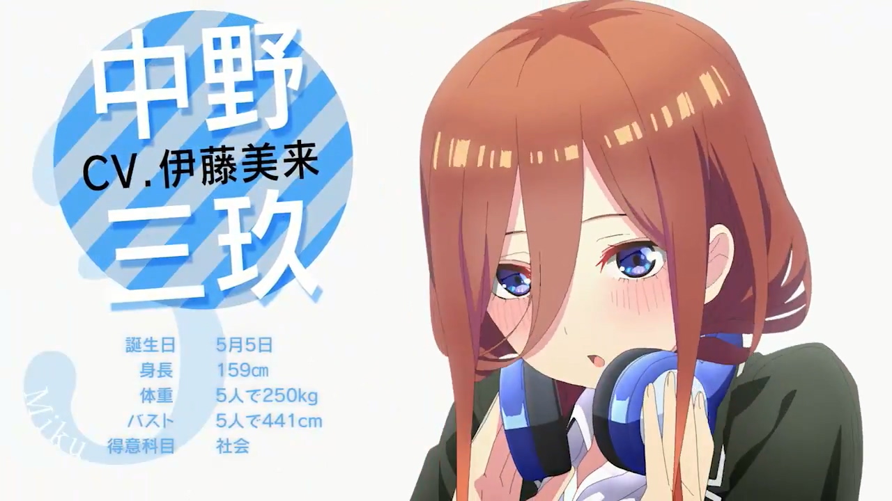 TV動畫2期『五等分的新娘∬』角色PV（三玖ver.）_1.jpg