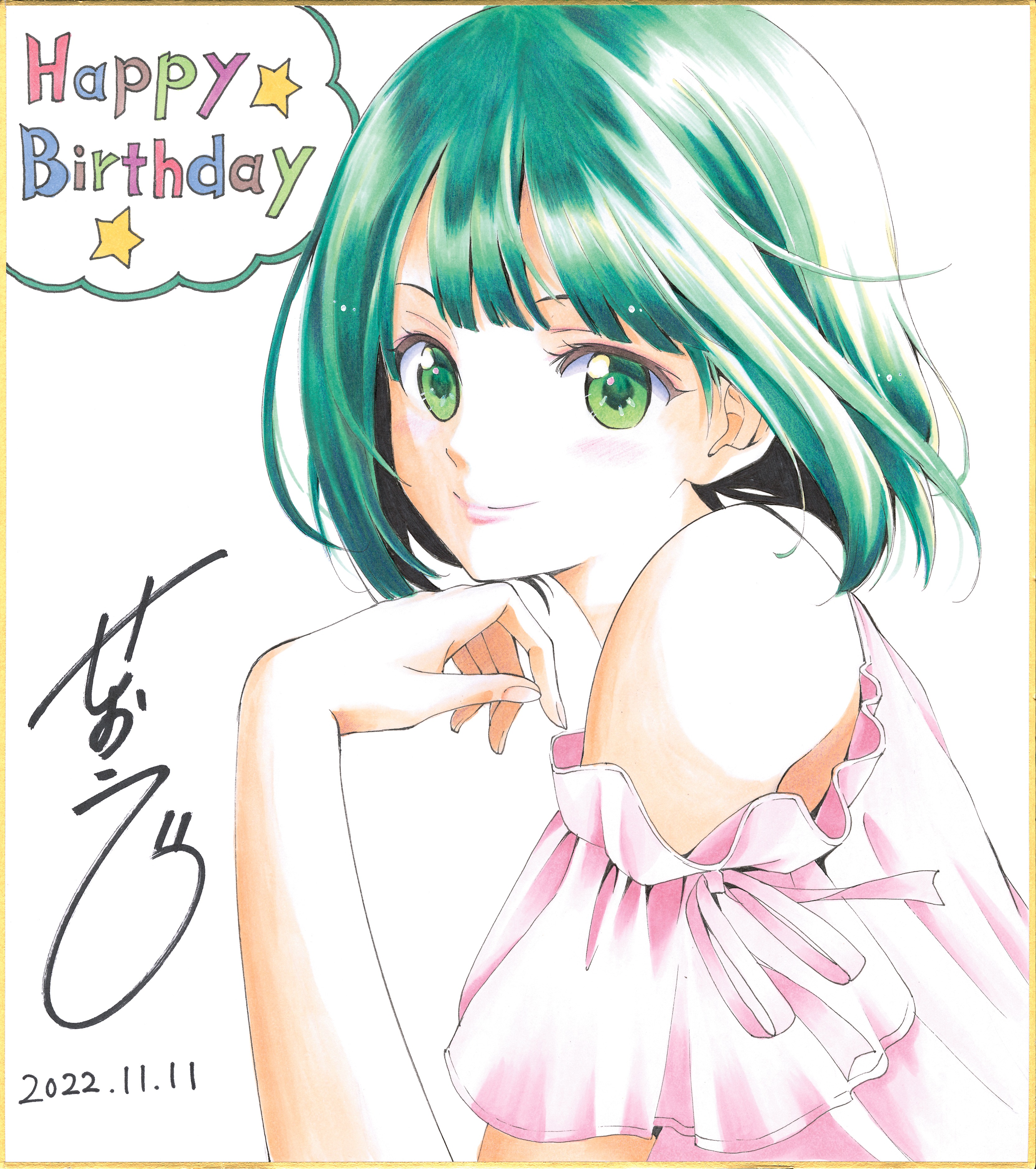 今天11月11日『女神咖啡廳』小野白菊的生日！ Happy Birthday!!.jpg